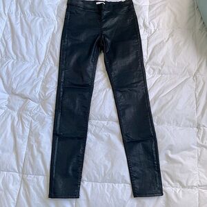H&M Shiny Coated Jeggings, Size 6, fits like size 4